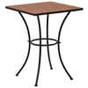 Image de Salon de jardin metal marron 60.0 x 60 x 76 cm