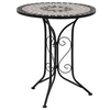 Image de Table de bistro mosaïque Gris 60 cm Céramique