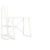 Image de Bureau avec étagère blanc 102x50x117 cm
