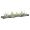 Image de Lit Surélevé à Gabion Jardinière à Gabion Patio Terrasse Jardin Extérieur Parterre de Fleurs Plantes Acier Galvanisé 145632