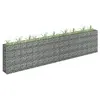Image de Lit Surélevé à Gabion Parterre de Fleurs Plantes Jardin Terrasse Extérieur Arrière-cour Jardinière Acier Galvanisé 145643