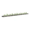 Image de Lit Surélevé à Gabion Jardinière à Gabion Parterre de Fleurs Plantes Jardin Terrasse Extérieur Acier Galvanisé 145644