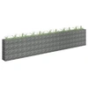 Image de Lit Surélevé à Gabion Parterre de Fleurs Plantes Jardin Terrasse Extérieur Arrière-cour Jardinière Acier Galvanisé 145647