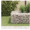 Image de Lit Surélevé Cube à Gabion Jardinière Surélevée de Fleurs Plantes Panier à Pierres Jardin Terrasse Extérieur Fil 145650