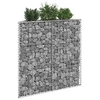 Image de Gabion plantenbak trapezium 100x20x100 cm gegalvaniseerd staal145653