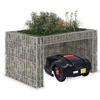 Image de Garage tondeuse à gazon lit surélevé 110x80x60 cm Fil en acier