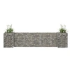 Image de Jardinière à Gabion en H Panier de Gabion Parterre Surélevé de Fleurs Plantes Jardin Terrasse Extérieur Fil d'Acier 145659