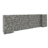 Image de Jardinière à Gabion en H Panier de Gabion Parterre Surélevé de Fleurs Plantes Jardin Terrasse Extérieur Fil d'Acier 145660