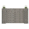 Image de Jardinière à gabion en H Fil d acier 260x40x150 cm