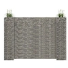 Image de Gabion plantenbak H-vormig 260x40x200 cm staaldraad 145665