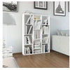 Image de Séparateur de pièce Bibliothèque Blanc 100x24x140 cm