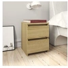 Image de Table de chevet Chêne sonoma 30x30x40 cm Bois d ingénierie