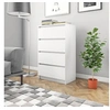 Image de Buffet Blanc 60x35x98,5 cm Bois d ingénierie
