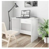 Image de Bureau Blanc brillant 100x50x76 cm Bois d'ingénierie