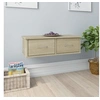 Image de Etagère murale avec tiroirs Chêne sonoma Bois d ingénierie
