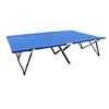 Image de Ligbed 2-persoons inklapbaar staal blauw47759