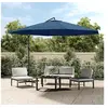 Image de Parasol Déporté avec Mât en Aluminium Parasol d'Extérieur Parasol de Patio Parasol de Terrasse Parasol de Jardin 47131