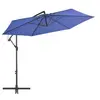 Image de Parasol d'Extérieur - - Modèle 47133 - Mât Déporté - Bleu - 300 cm de Diamètre