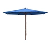 Image de Parasol met houten paal 350 cm blauw47139