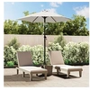 Image de Parasol Blanc sable 200x224 cm Aluminium