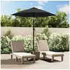 Image de Parasol Extérieur Parasol de Patio Parasol de Terrasse Parasol de Jardin Pare-soleil Arrière-cour Anthracite 200x224 47206