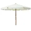 Image de Parasol d'Extérieur avec Mât en Bois, Pare-soleil de Patio, Abri de Soleil, Parasol de Plage Jardin Terrasse Balcon, 47212