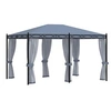 Image de Prieel met horren 3x4 m staal antraciet48057