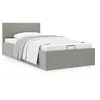 Image de Bedframe met hydraulische opslag stof lichtgrijs 100x200 cm 285577