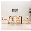 Image de Lot de 6 chaise interieur empilable pliable H. 78 cm en bois beige