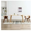 Image de Lot de 2 chaise en bois pliable H. 72 cm interieur beige