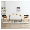 Image de Lot de 2 chaise en bois pliable H. 72 cm interieur noir