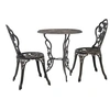 Image de Salon de bistro 3 pcs Aluminium coulé