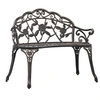 Image de Banc de bistrot 100 cm Bronze Aluminium coulé