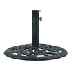 Image de Socle de parasol Vert 9 kg 40 cm Fonte 47863
