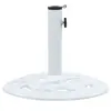 Image de Socle de parasol Blanc 9 kg 40 cm Fonte 47864