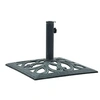 Image de Socle de parasol vert 12 kg 49 cm fonte
