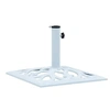 Image de Socle de parasol Blanc 12 kg 49 cm Fonte 47867