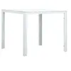 Image de Table basse Blanc 78x78x74 cm PEHD Aspect de bois