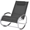 Image de Chaise exterieur non pliable en fer H. 82 cm noir