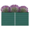 Image de Jardinière 160 x 80 x 77 cm Acier galvanisé Vert