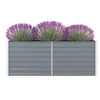 Image de Jardinière 160 x 80 x 45 cm Acier galvanisé Gris