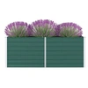 Image de Jardinière 160 x 80 x 45 cm Acier galvanisé Vert