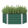 Image de Jardinière Pot à Fleurs Bac à Plante Bac de Légumes Pot de Plantes Herbes Jardin Cour Arrière Extérieur 129x129x46 cm 47015