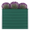 Image de Jardinière 100 x 100 x 77 cm Acier galvanisé Vert