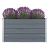 Image de Jardinière 100 x 100 x 45 cm Acier galvanisé Gris