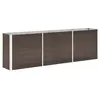 Image de Lit surélevé de jardin Acier galvanisé 240x40x77 cm Marron
