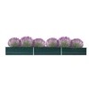 Image de Lit surélevé de jardin Acier galvanisé 480x80x45 cm Vert 47065