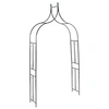 Image de Voûte de Jardin Pergola Arche à Rosiers Arceau Plantes Grimpantes Lys Lierre Patio Terrasse Extérieur Vert Foncé 47094