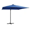 Image de Parasol de Jardin en Porte-à-faux avec Lumières LED et Mât en Acier, Pare-soleil de Patio, Abri de Soleil Terrasse, 46997
