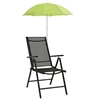 Image de Parasols de chaise de camping 2 pcs Vert 105 cm